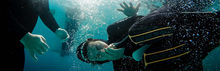 Übung unter Wasser