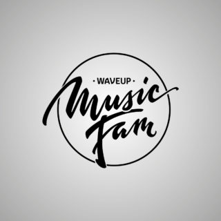 logo waveup music fam