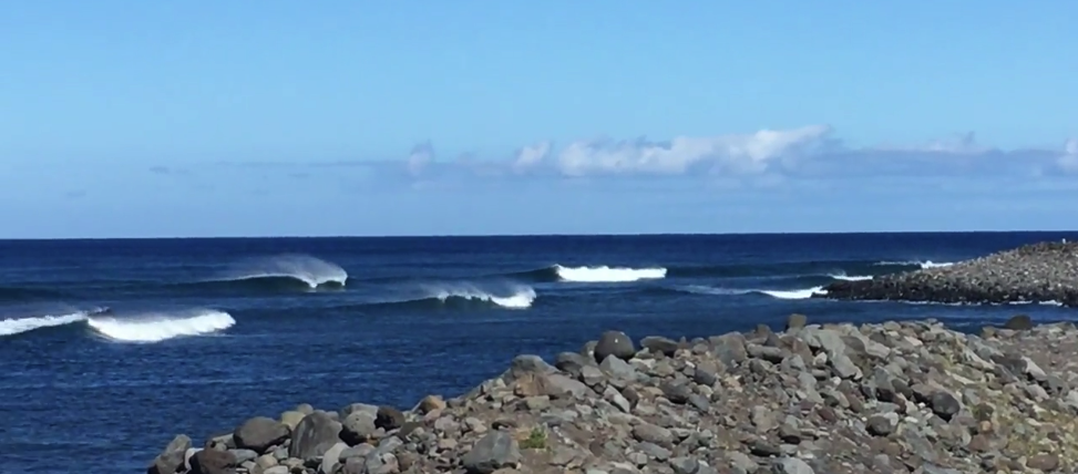 Wellenset auf den Azoren