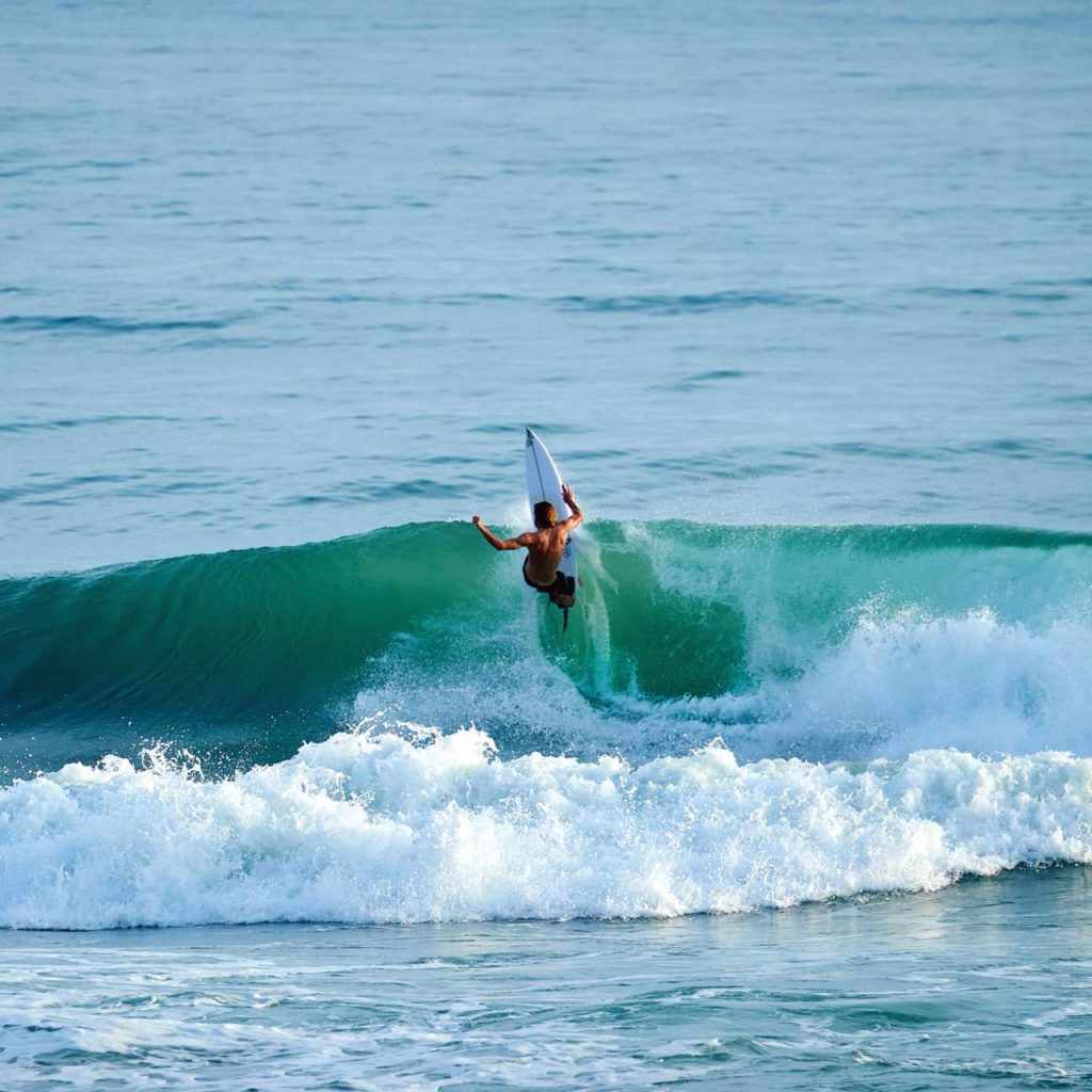 Surfer in Welle