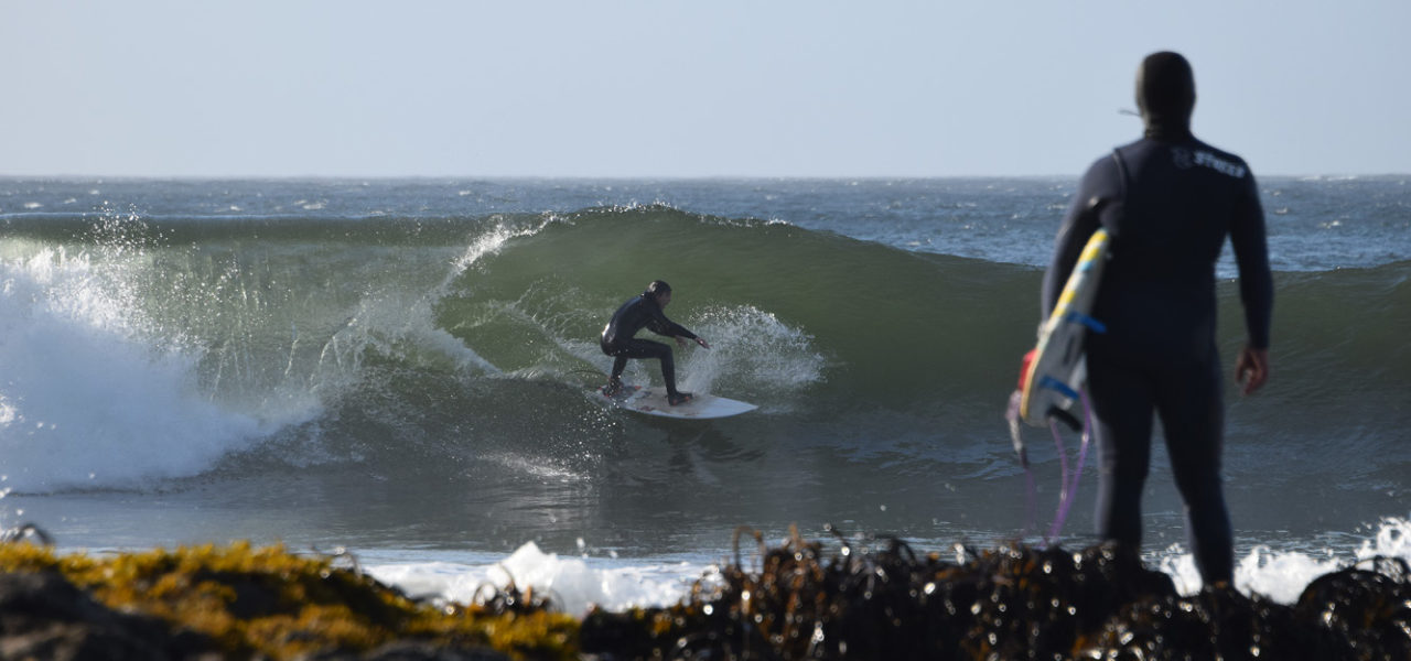 Surfer in der Welle