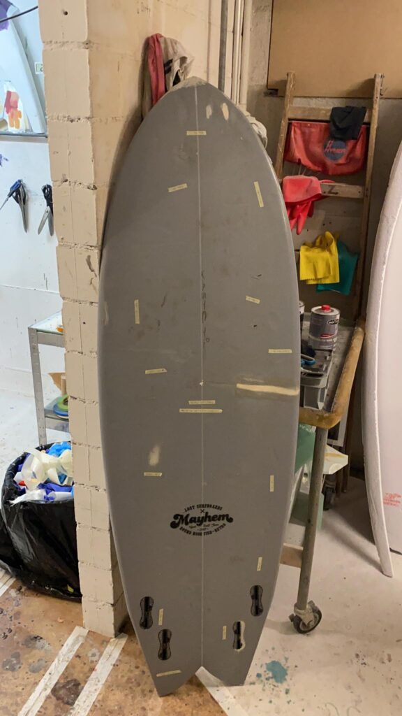 Ding Fish Surfboard