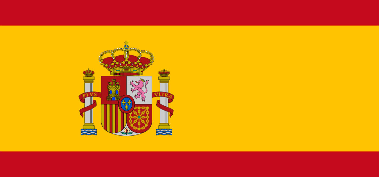 Flagge Spanien Surf